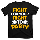 Fight For Your Right To Party KC Football T-Shirt