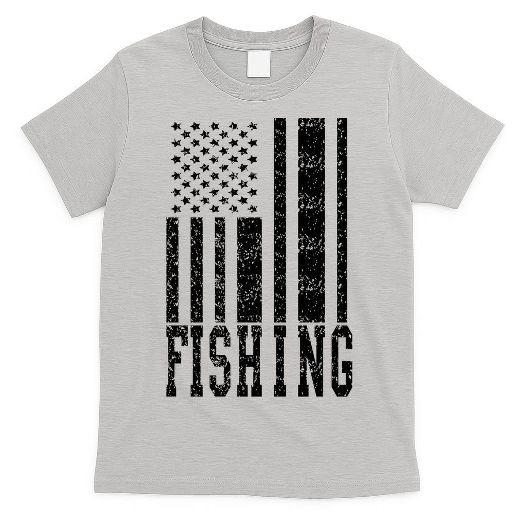 Fishing USA Flag T-Shirt