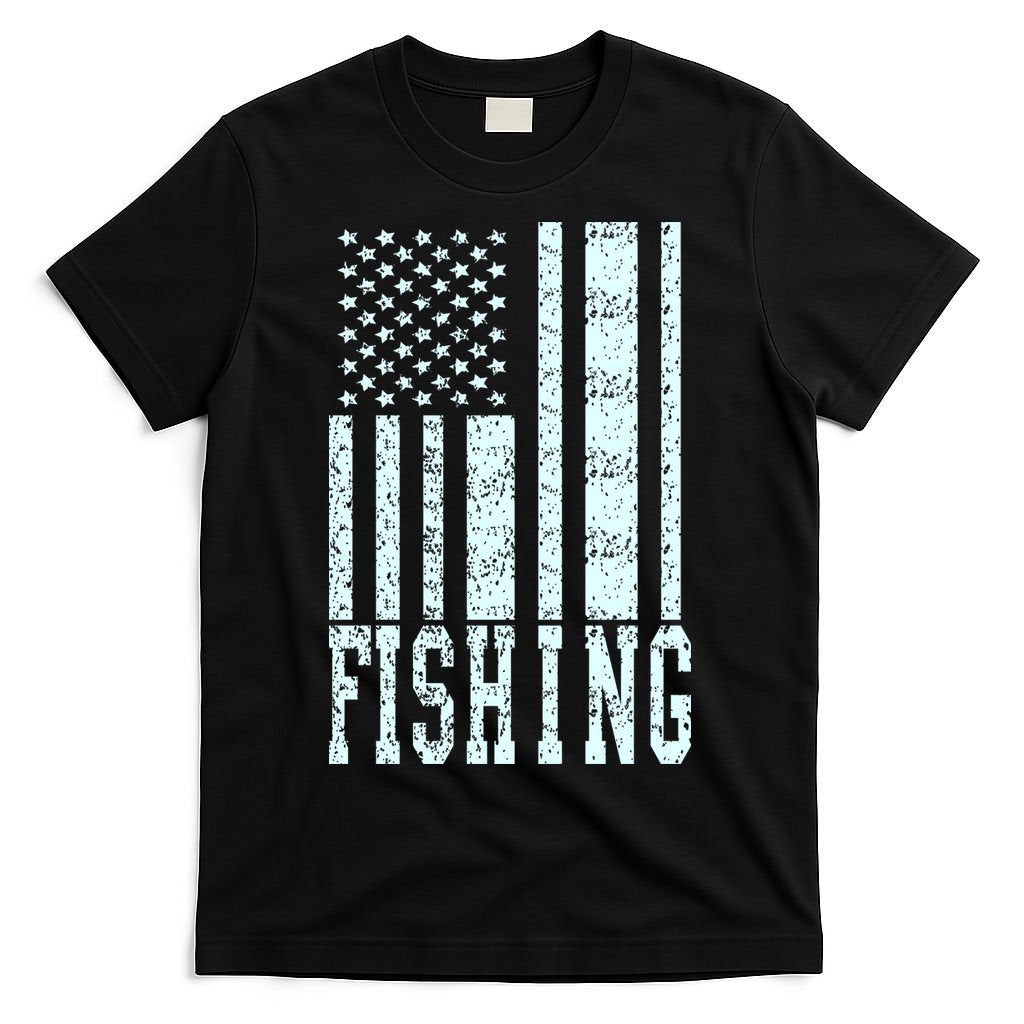 Fishing USA Flag T-Shirt