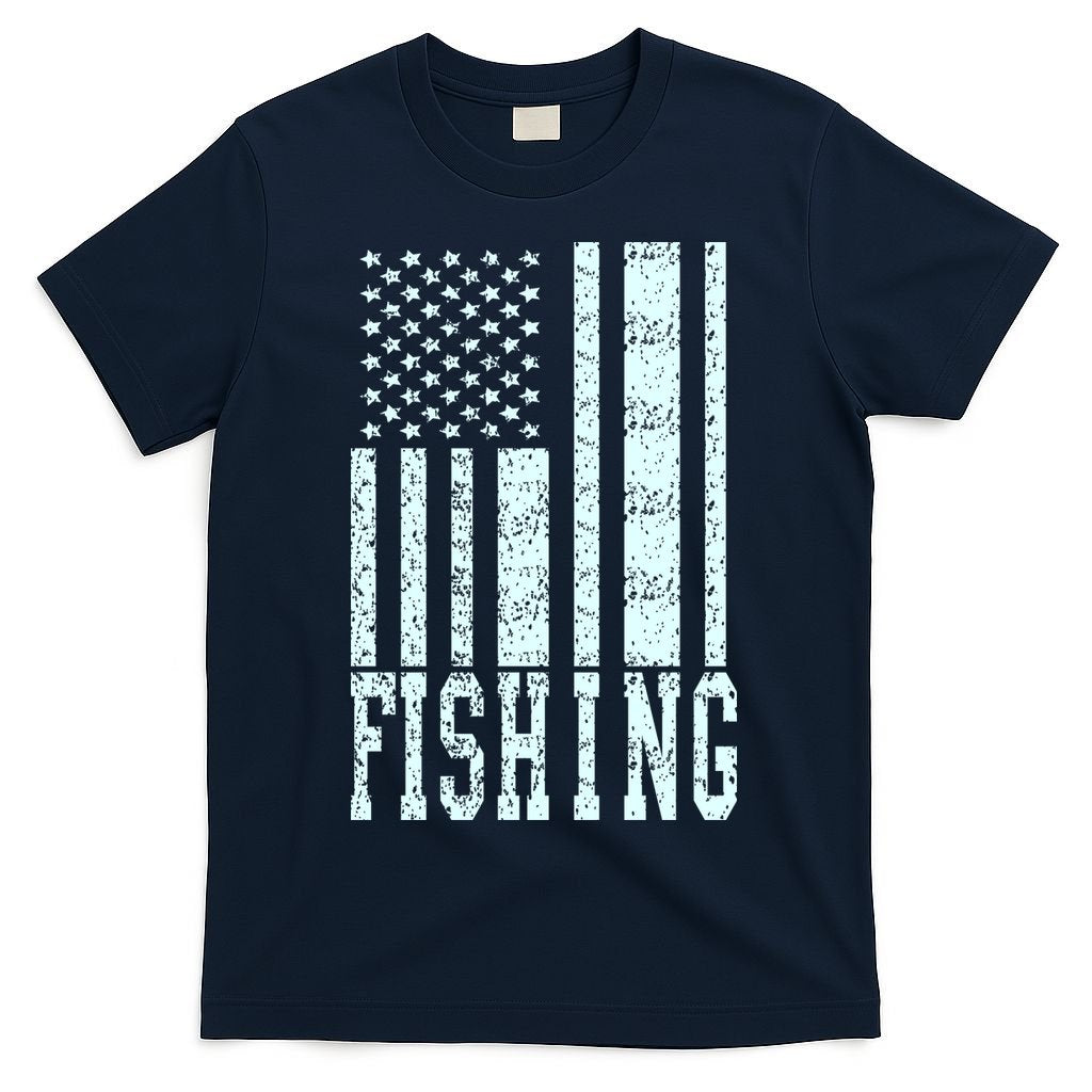 Fishing USA Flag T-Shirt