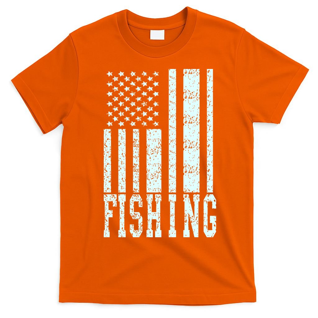 Fishing USA Flag T-Shirt
