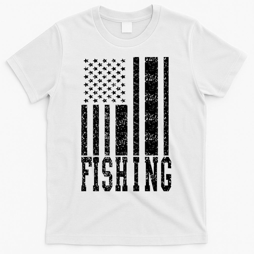 Fishing USA Flag T-Shirt