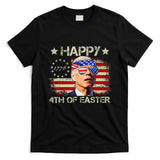 Funny Joe Biden 4th Of July Happy 4th Of Easter Us Flag T-Shirt