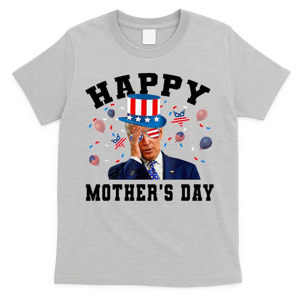 Funny Joe Biden Happy 4th Of July Confused Mother's Day T-Shirt