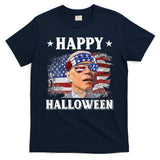 Funny Joe Biden Happy Halloween Confused 4th Of July T-Shirt
