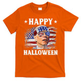 Funny Joe Biden Happy Halloween Confused 4th Of July T-Shirt