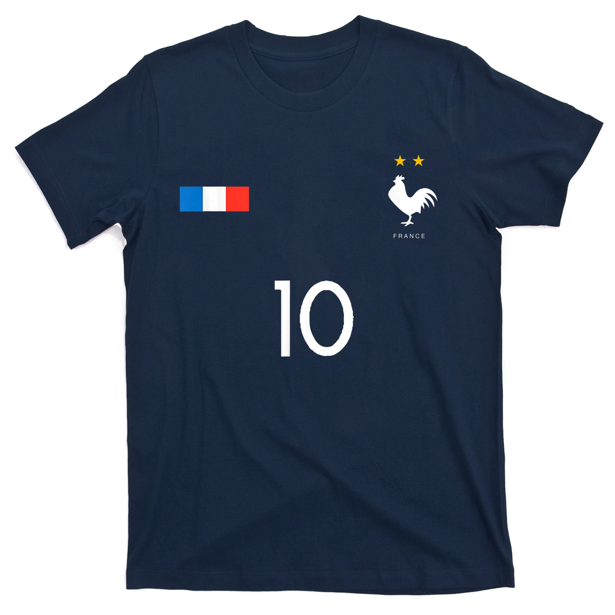 FRANCE JERSEY SHIRT 10 FRENCH FOOTBALL SOCCER MEN WOMEN KIDS T-Shirt