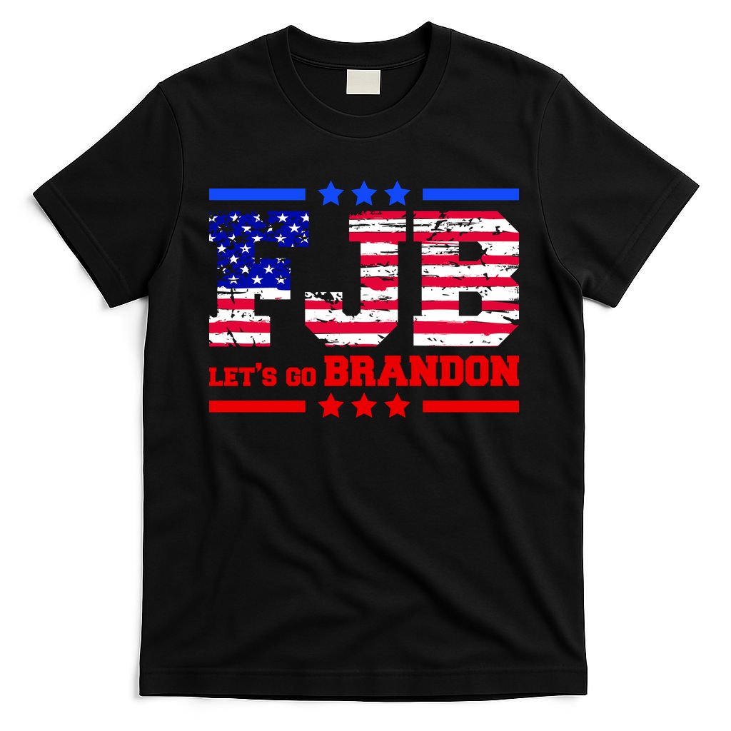 FBJ Lets Go Brandon USA Flag LGB United States T-Shirt