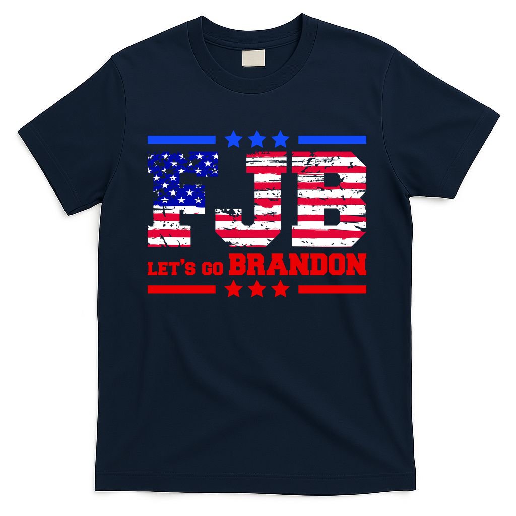 FBJ Lets Go Brandon USA Flag LGB United States T-Shirt