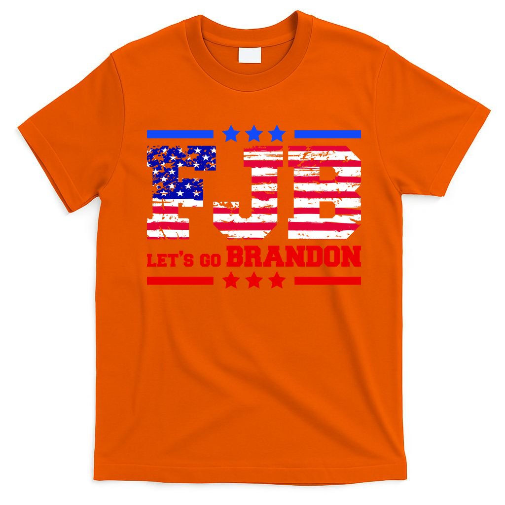 FBJ Lets Go Brandon USA Flag LGB United States T-Shirt