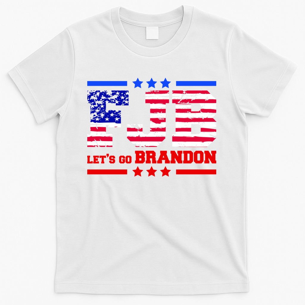 FBJ Lets Go Brandon USA Flag LGB United States T-Shirt