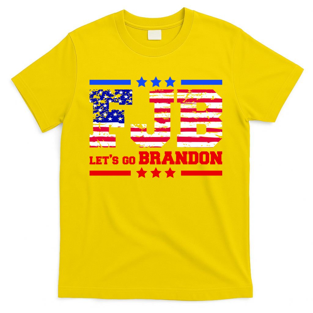 FBJ Lets Go Brandon USA Flag LGB United States T-Shirt