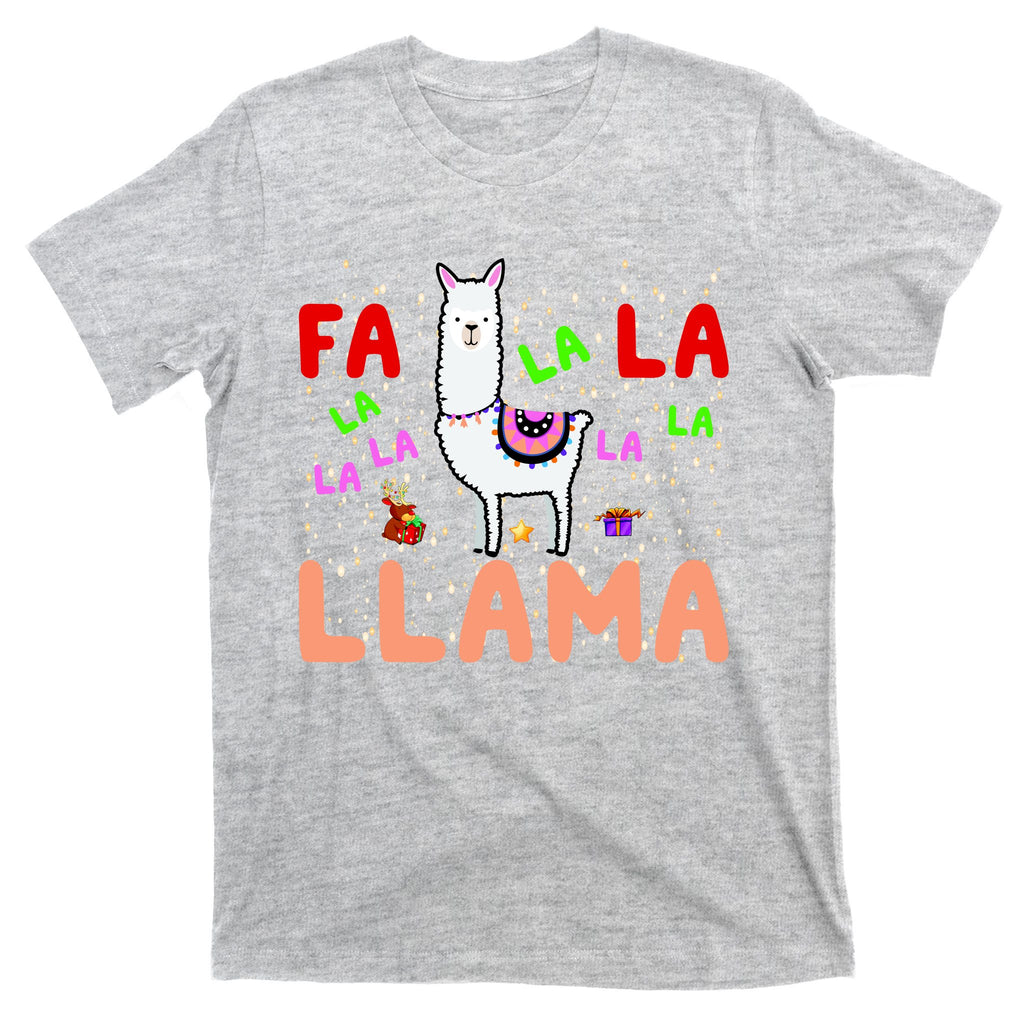 Fa La La Llama Funny Llama Christmas T-Shirt