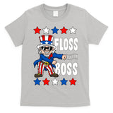 Floss Like A Boss USA 4th of July T-Shirt