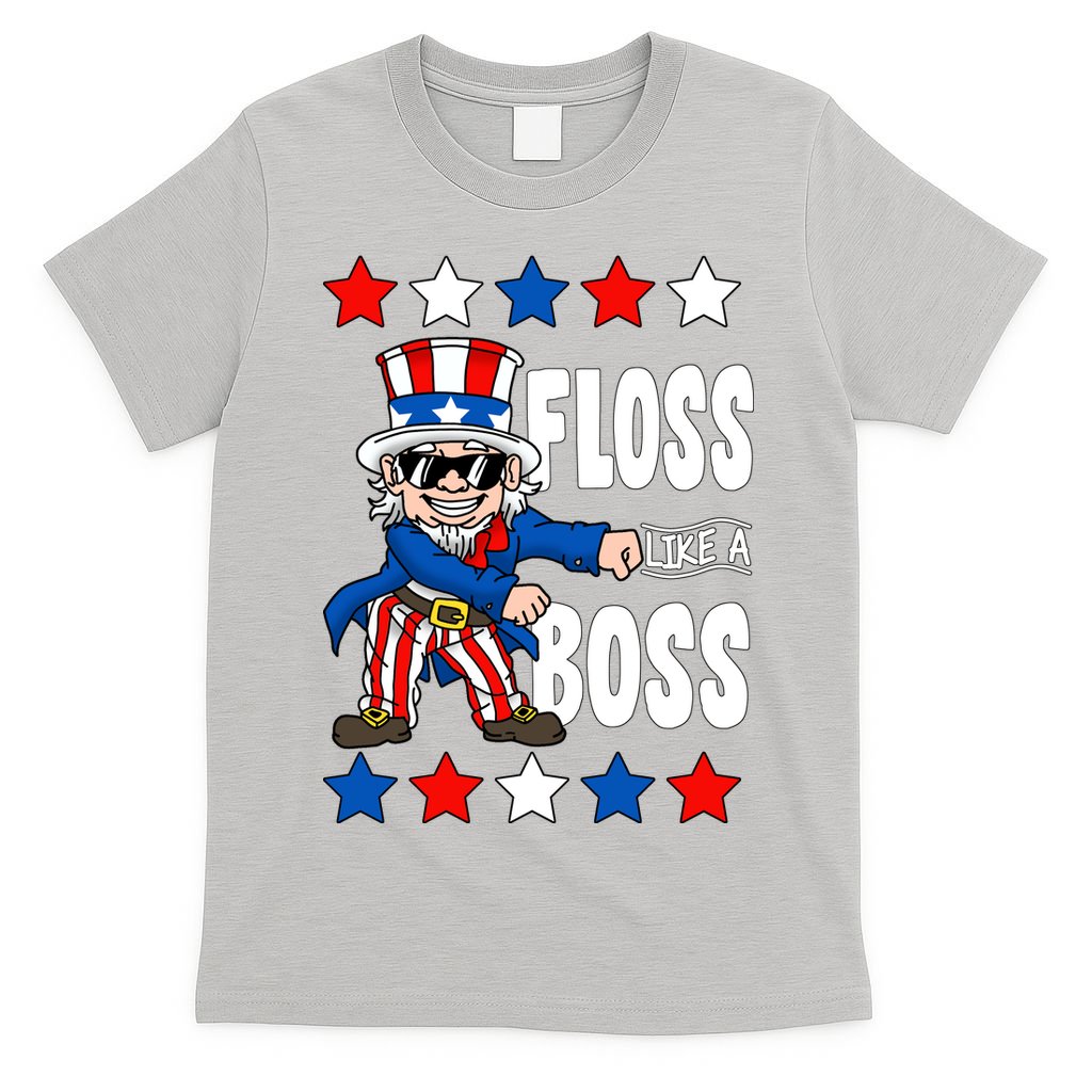 Floss Like A Boss USA 4th of July T-Shirt