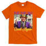 Funny Mardi Gras Donald Trump American Flag T-Shirt