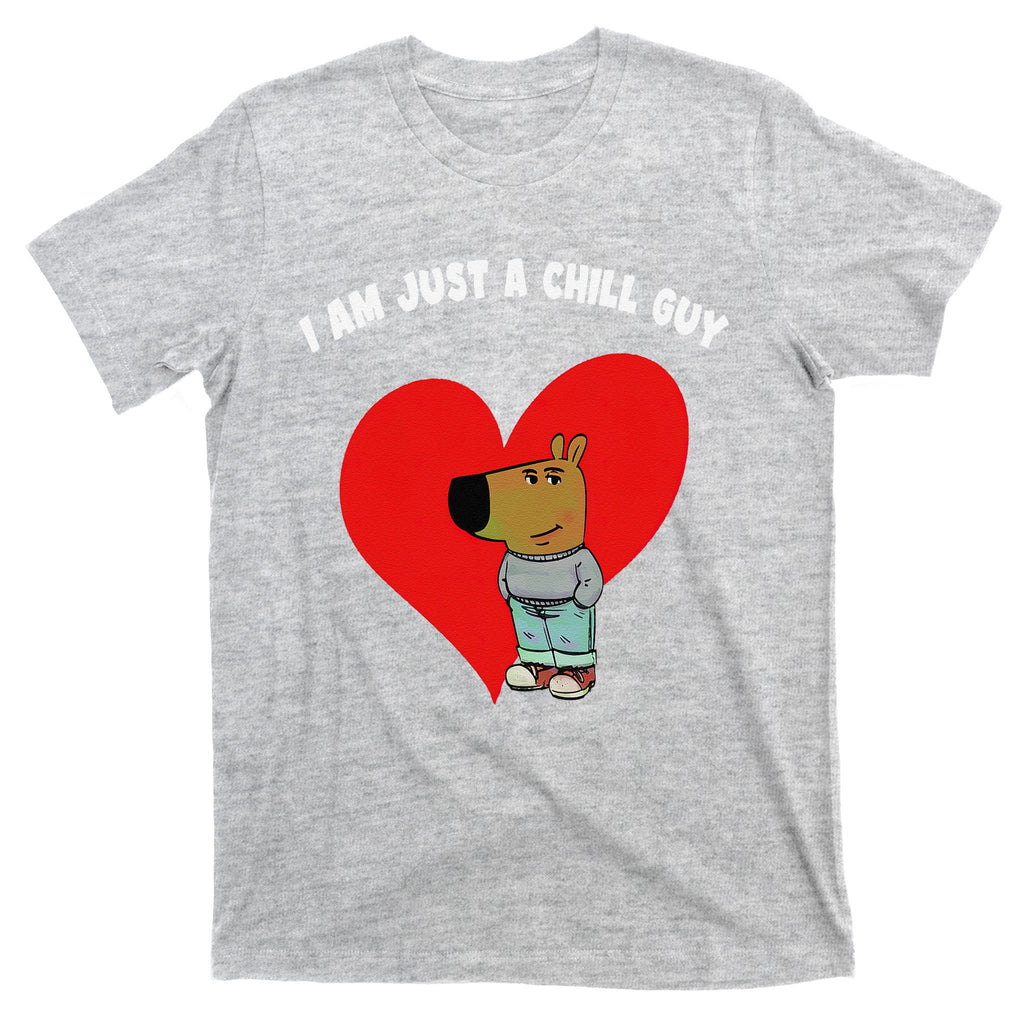 Funny Meme IM Just A Chill Guy Valentine Couple T-Shirt