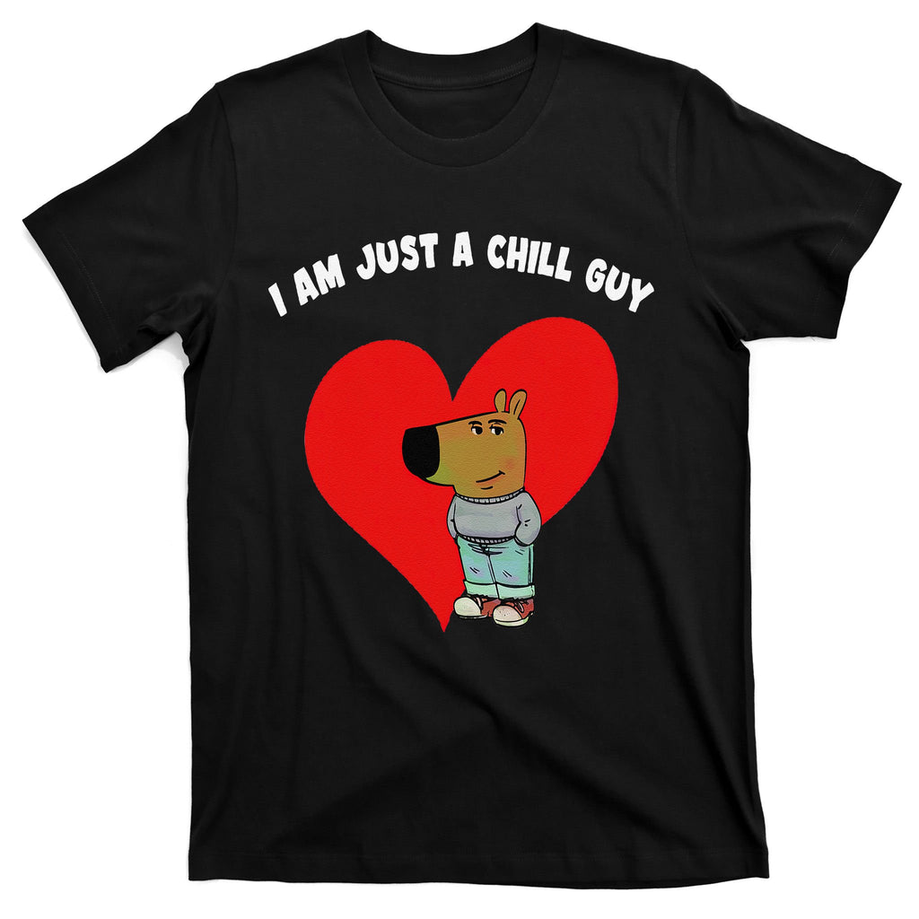 Funny Meme IM Just A Chill Guy Valentine Couple T-Shirt
