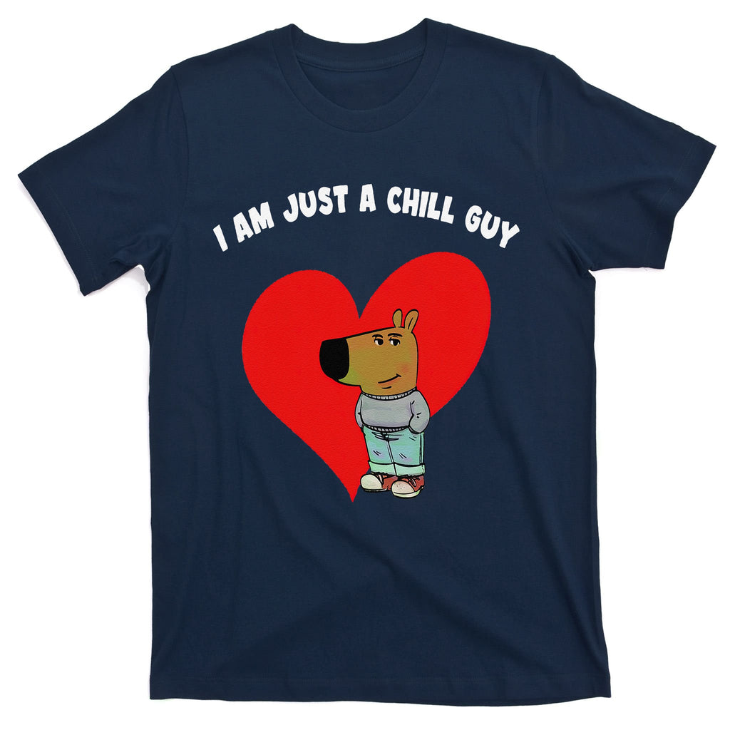 Funny Meme IM Just A Chill Guy Valentine Couple T-Shirt