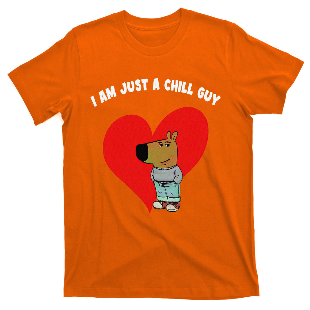 Funny Meme IM Just A Chill Guy Valentine Couple T-Shirt