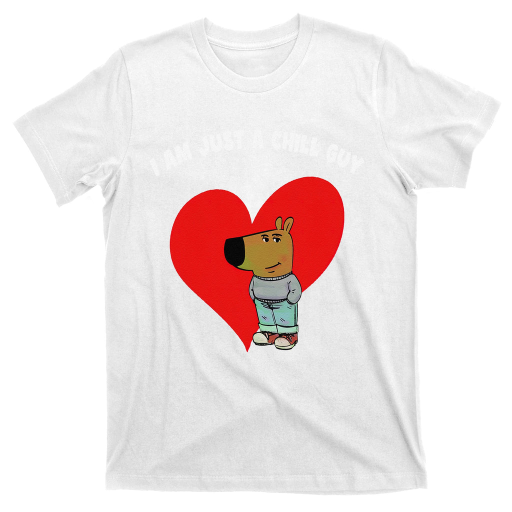 Funny Meme IM Just A Chill Guy Valentine Couple T-Shirt