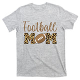 Football Mom Leopard Cute Logo Fan T-Shirt