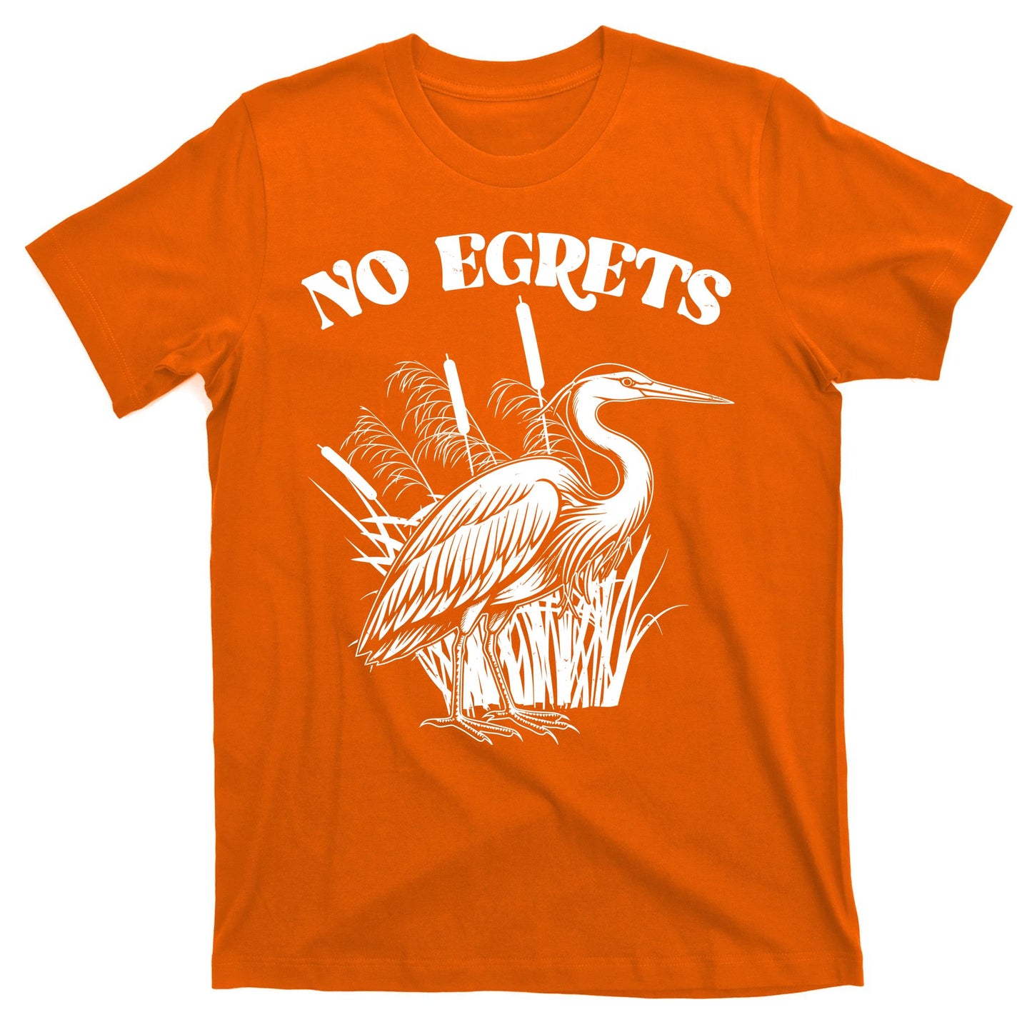 Funny No Egrets No Regrets Bird Pun T-Shirt