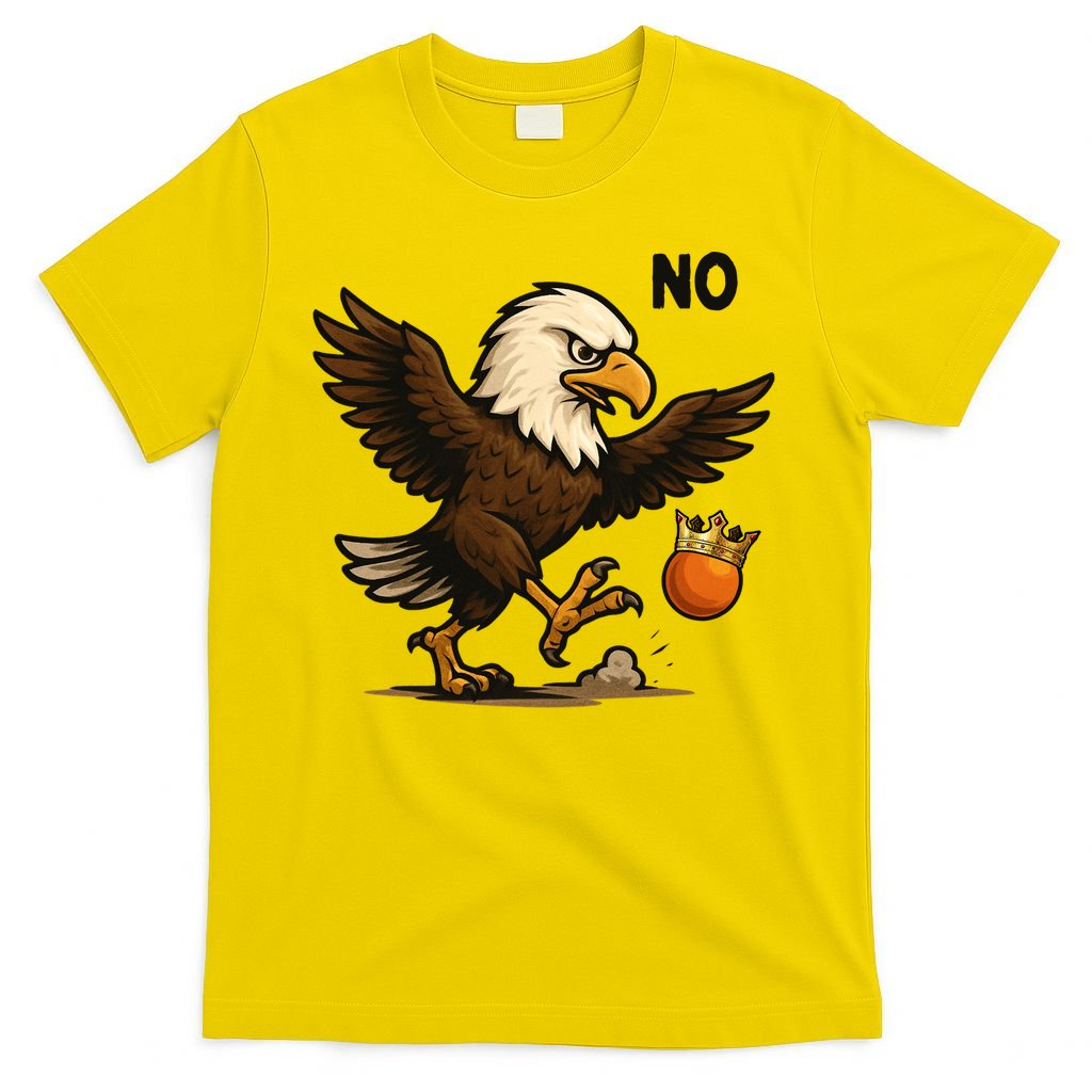 Funny No Kings In America Eagle T-Shirt