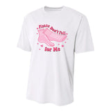 Funny Nurse Valentines Please Dont Fall For Me Youth Performance Sprint T-Shirt