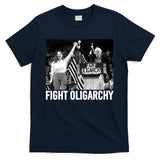 Fight Oligarchy Bernie Sanders And AOC Freedom US Anti Trump  T-Shirt