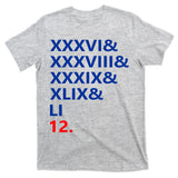 Football Goat New England 5 Time World Champion #12 T-Shirt