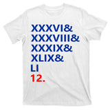 Football Goat New England 5 Time World Champion #12 T-Shirt