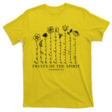 Fruits Of The Spirit Christian Floral T-Shirt