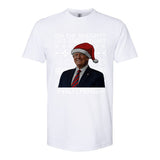 Funny On The List Of Naughty And Regret Nothing Trump Santa Cute Gift Softstyle CVC T-Shirt