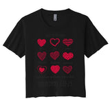 Fruit Of The Spirit Heart Galatians 5 22 23 Women's Crop Top Tee