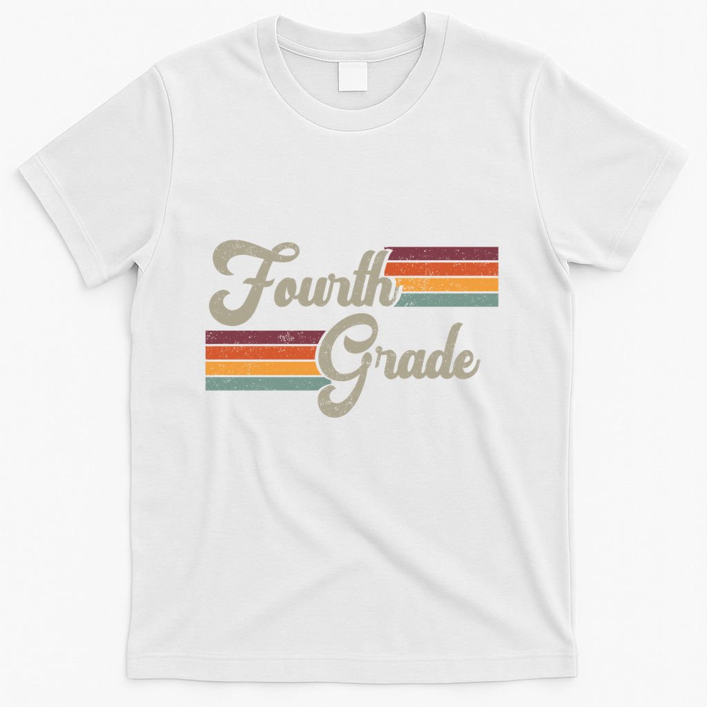 Fourth Grade Retro Vintage T-Shirt