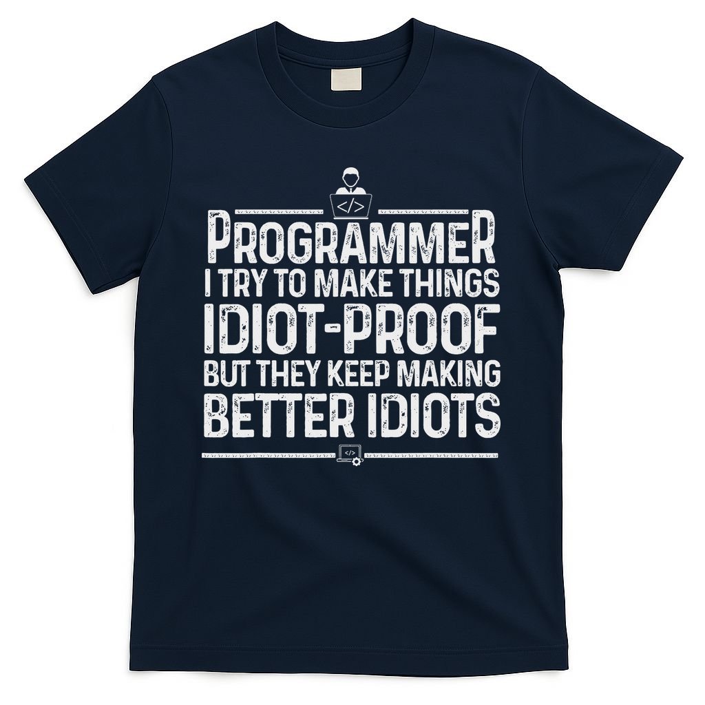Funny Programmer Art Women Computer Coder Programming T-Shirt