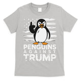 Funny Penguins Against Trump Penguin Flippers Up Resist T-Shirt