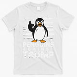 Funny Penguins Against Trump Penguin Flippers Up Resist T-Shirt