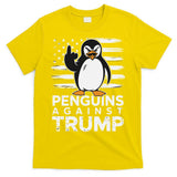 Funny Penguins Against Trump Penguin Flippers Up Resist T-Shirt