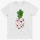 Flamingo Pineapple Cute Fun Summer T-Shirt