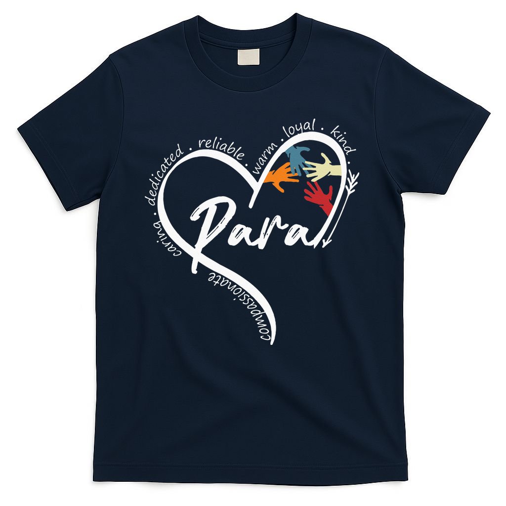 Funny Paraprofessional Graphic Tees Tops Back To School Art T-Shirt