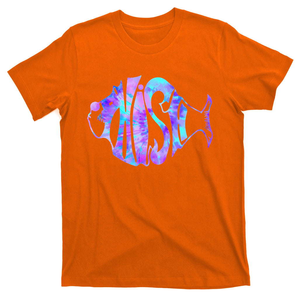 Fish Phish Jam Fishing Fisherman Tie-Dye T-Shirt