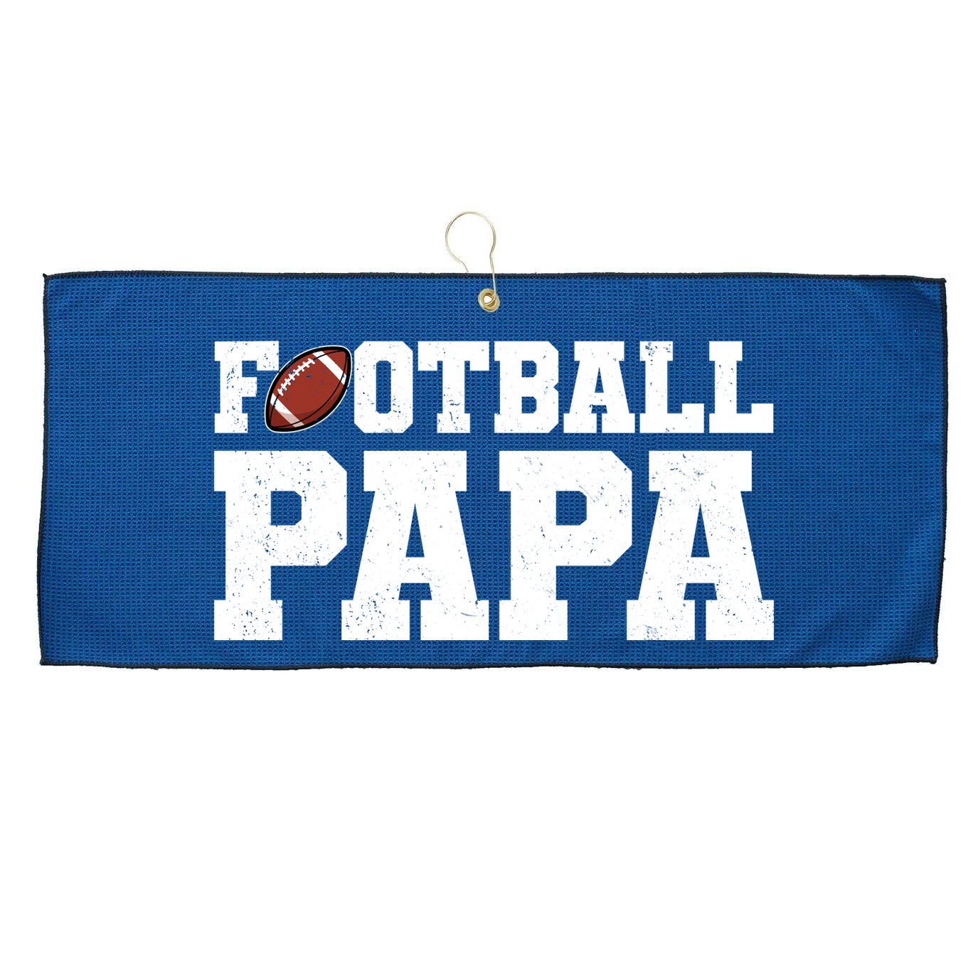 Football Papa Sports Fan Large Microfiber Waffle Golf Towel