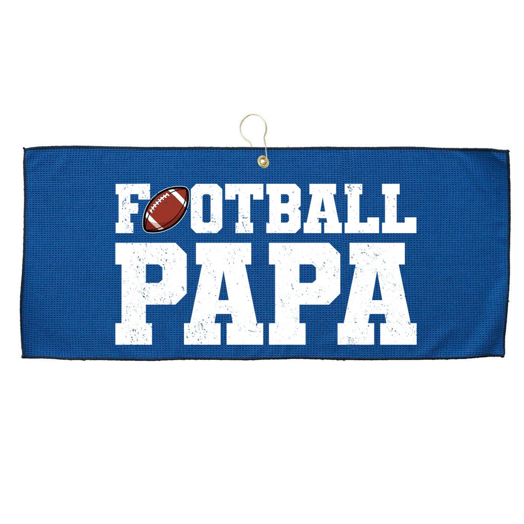 Football Papa Sports Fan Large Microfiber Waffle Golf Towel