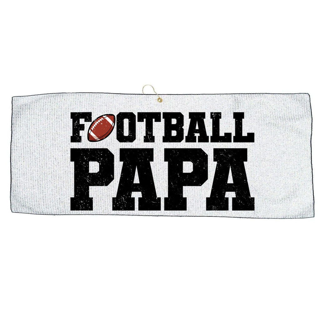 Football Papa Sports Fan Large Microfiber Waffle Golf Towel