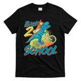 Funny Retro 80's 90's Back To 2 School TRex Dinosaur Bike T-Shirt