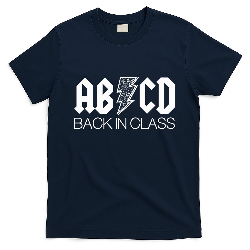 Funny Rocker ABCD Back In Class Back To School T-Shirt
