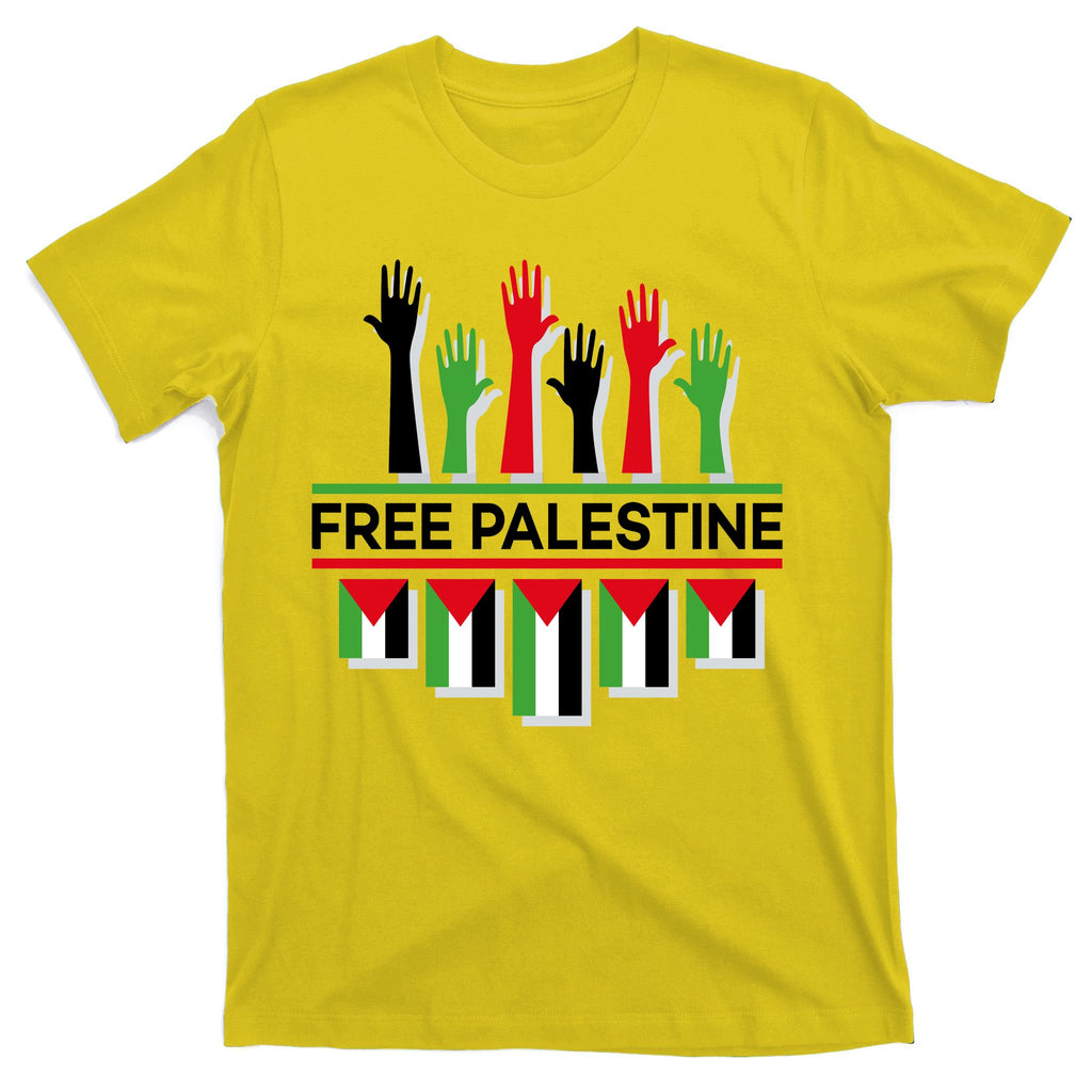Free Palestine Hands United T-Shirt
