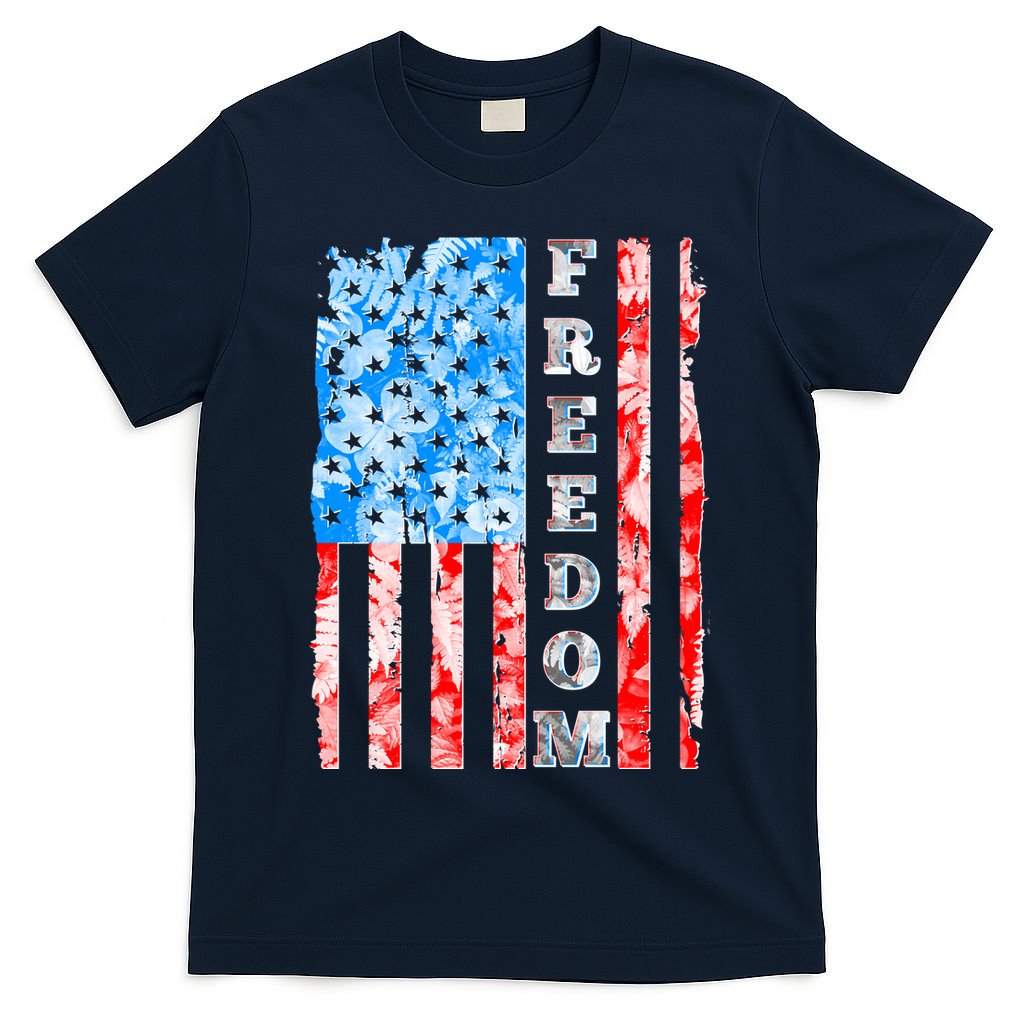 Freedom Nature USA Flag T-Shirt